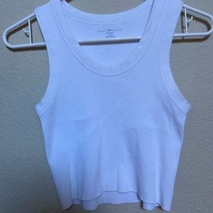 brandy melville white tank top